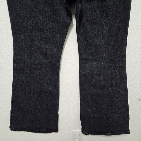 Levi's Premium 70s High Flare Jean black denim - Picture 9 of 13